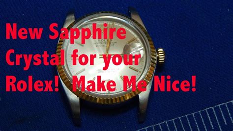 sapphire christal rolex forniture|rolex sapphire crystal replacement.